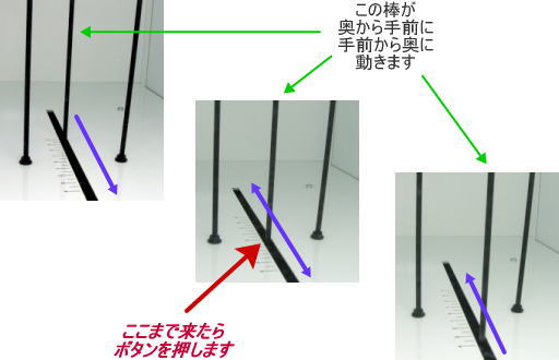 深視力検査(深視力計の内部はこんな風に・・・